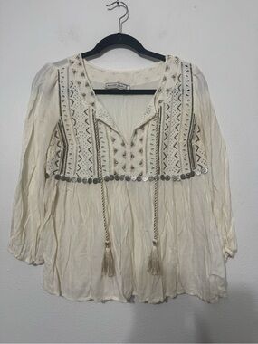 Abercrombie & Fitch Boho Blouse Size Small